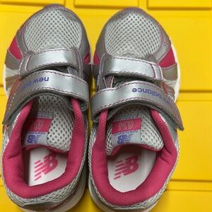 New Balance Kids' Sneakers in Pink and Gray